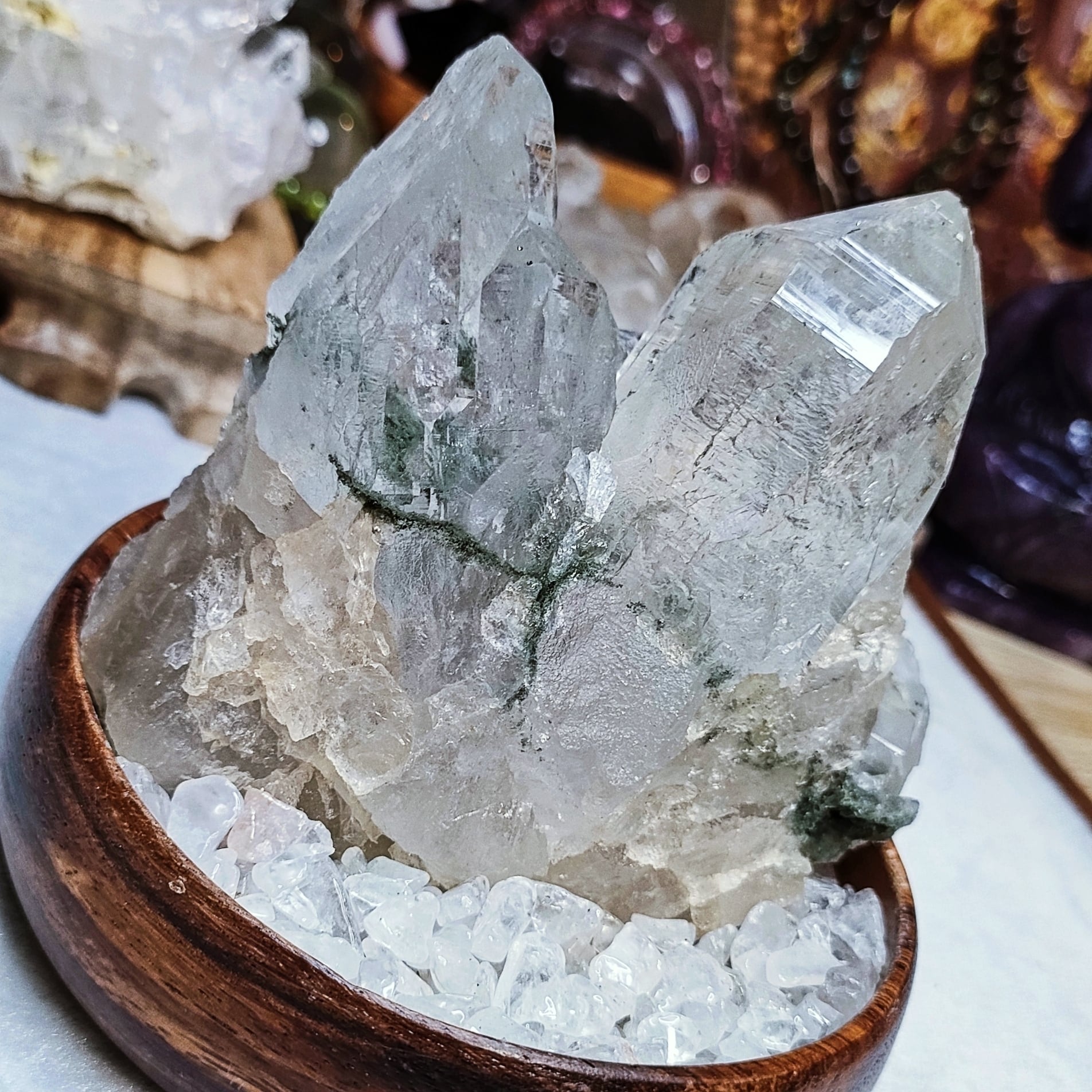 最高級 希少 天然 ヒマラヤ マニハール産 水晶クラスター マニカラン  