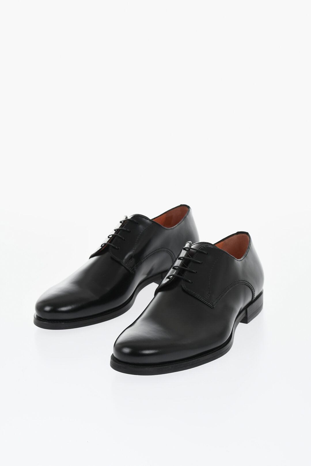 SANTONI サントーニ ダービーシューズ レザー・カーフレザー・ラバー