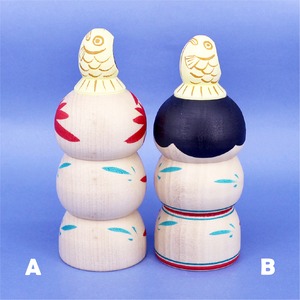 《 作並系・平賀輝幸 工人 》たい焼きこけし　ふくよかさん