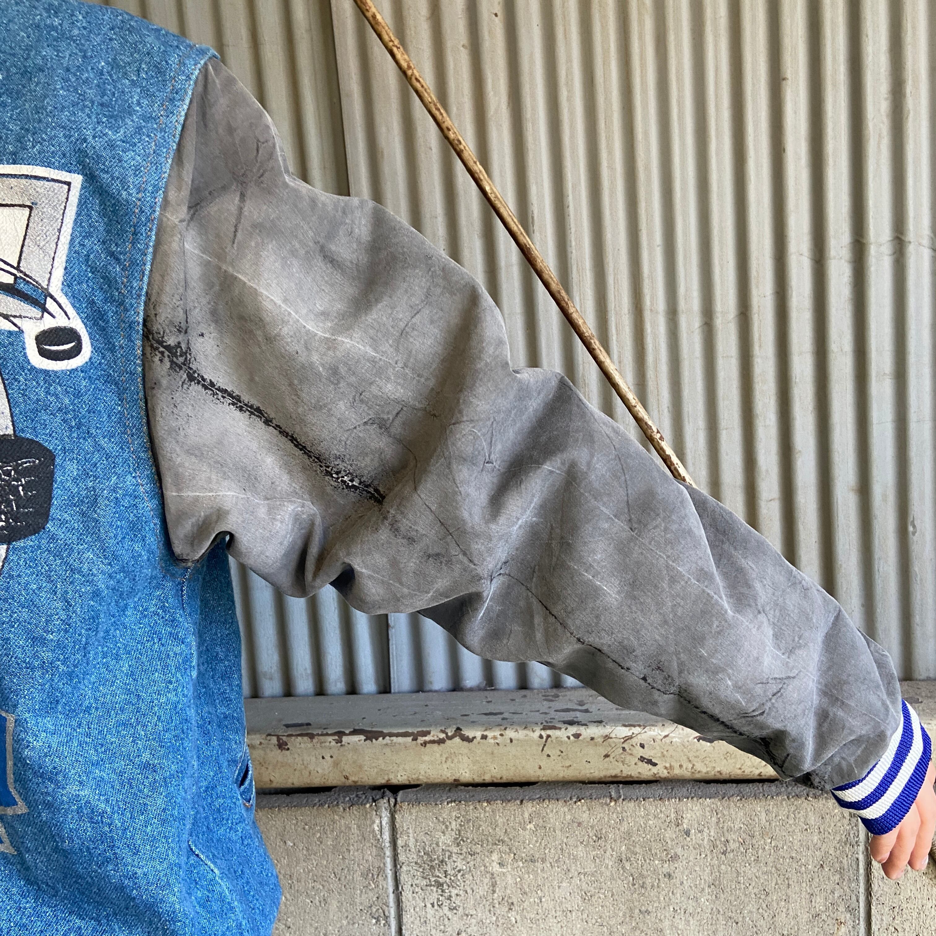 カナダ製 90年代 NHLチーム MAPLE LEAFS バックプリント デニム
