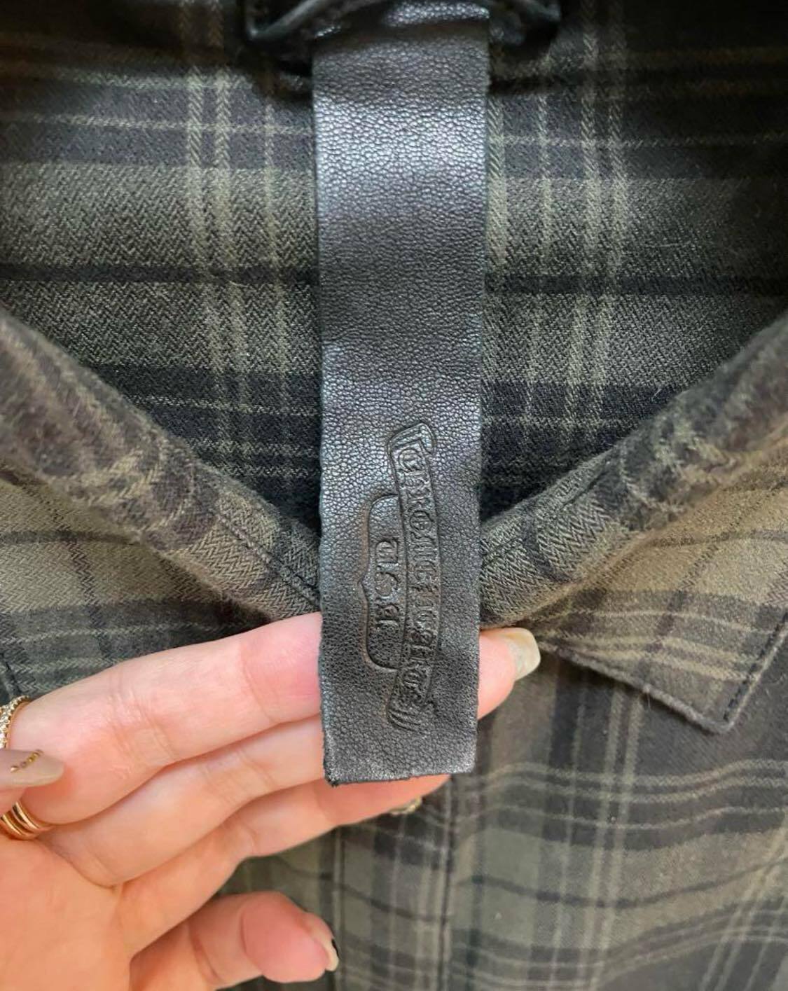 CHROMEHEARTS クロムハーツ シャツ ネルシャツ クロス | chromehearts