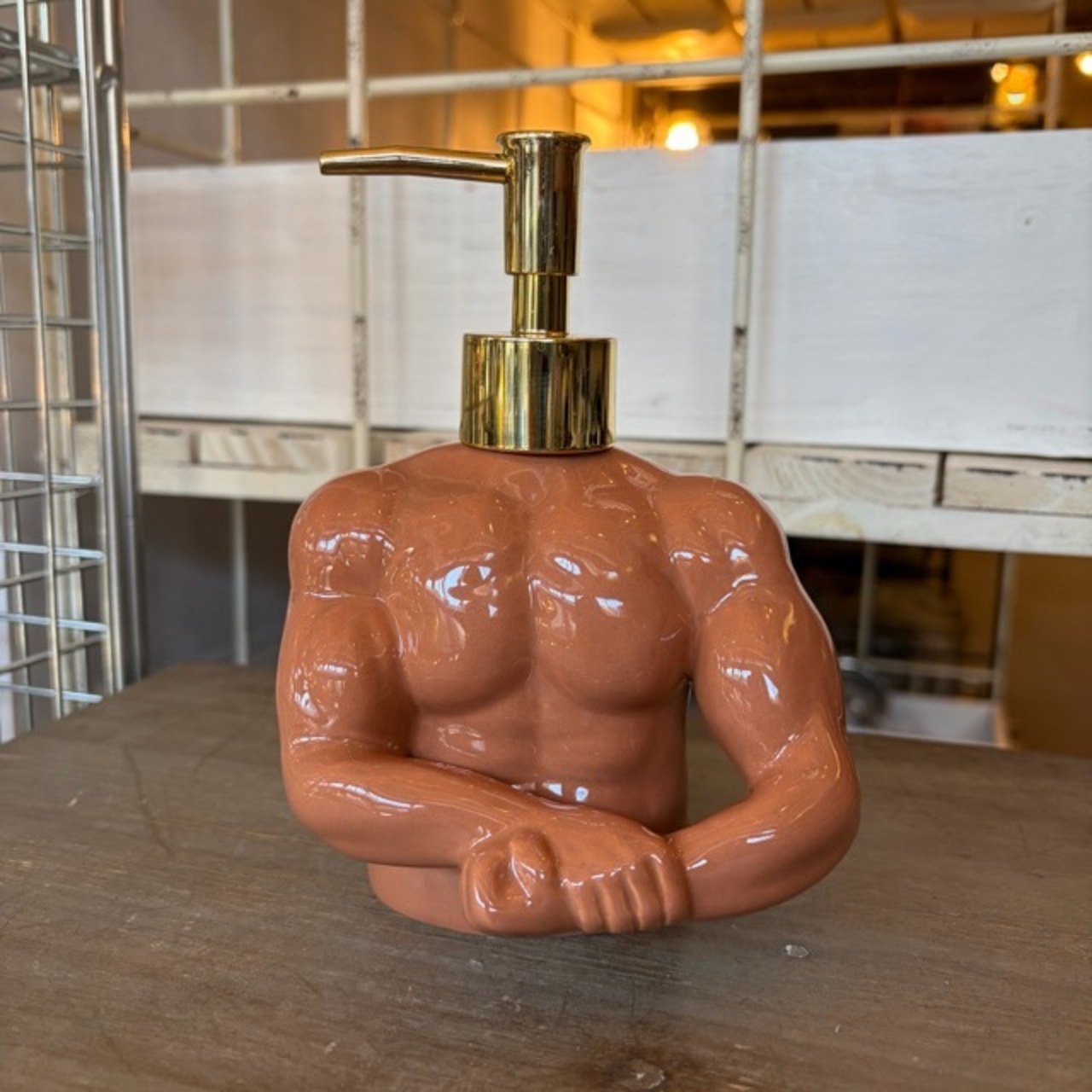 筋肉ソープディスペンサー　Soap Dispenser　筋肉　ユニーク　ギフト　プレゼント