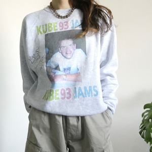 90s JERZEES raglan sweat made in U.S.A.