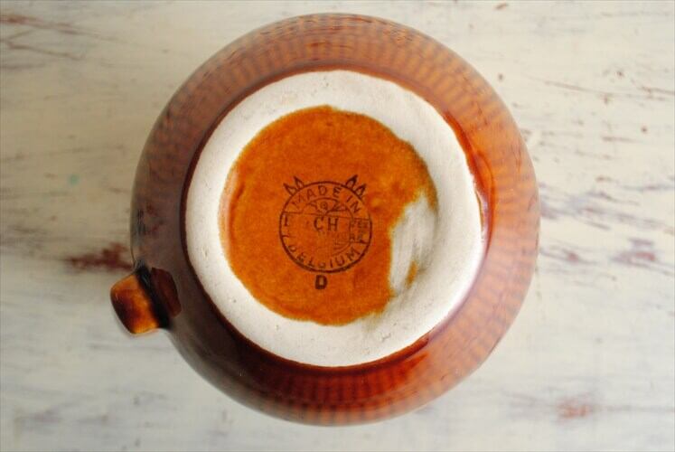 フランスアンティーク LU ビスケット 陶器 ピッチャー 水差し ミルクポット