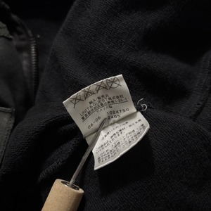 DIAMOND DOGS black coating cotton long vest