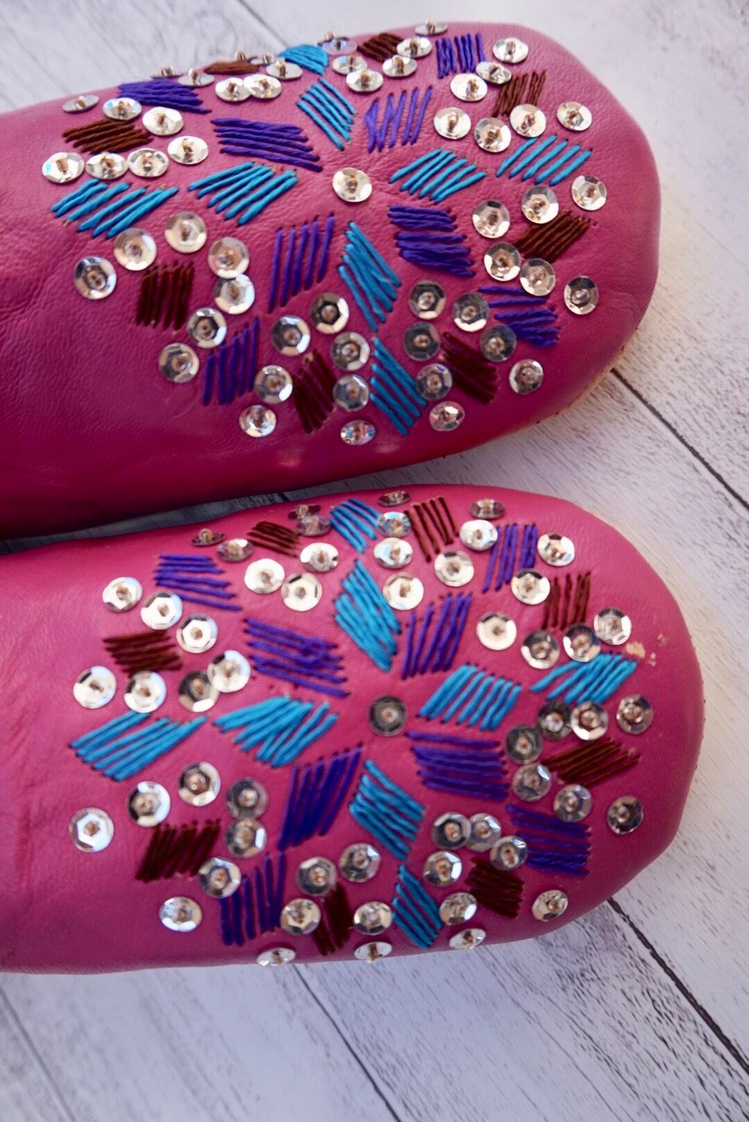 モロッコキラキラタトリーズバブーシュ