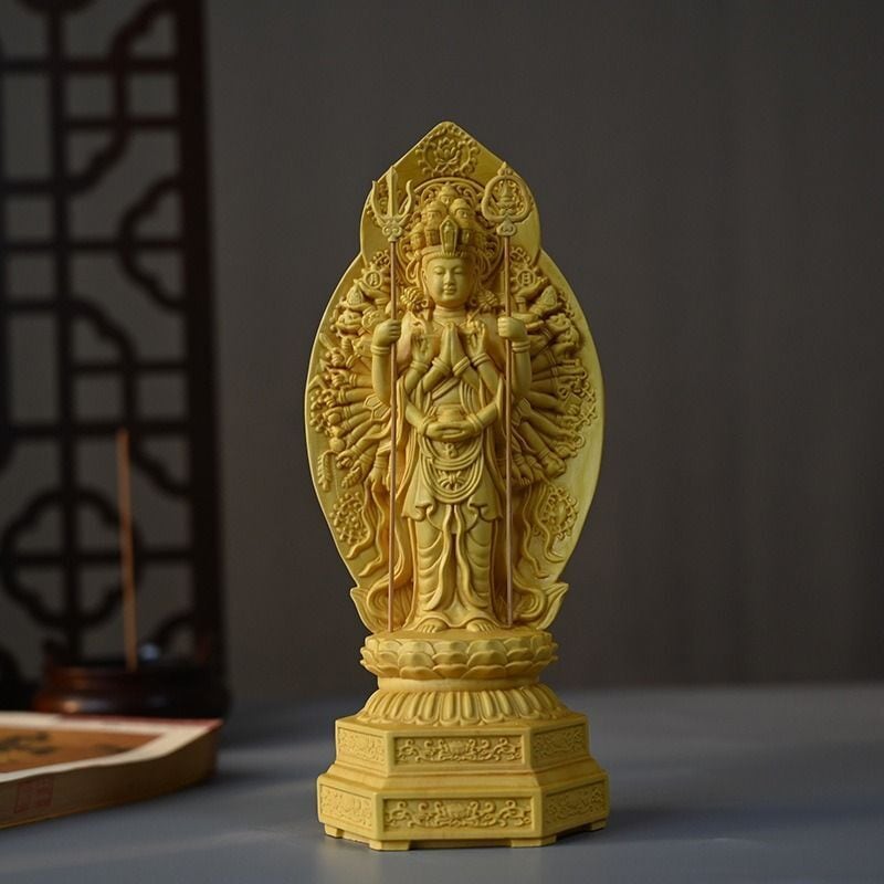 観音菩薩 観音様 観音菩薩像 立象 木彫り 神様 仏様 木彫 木製