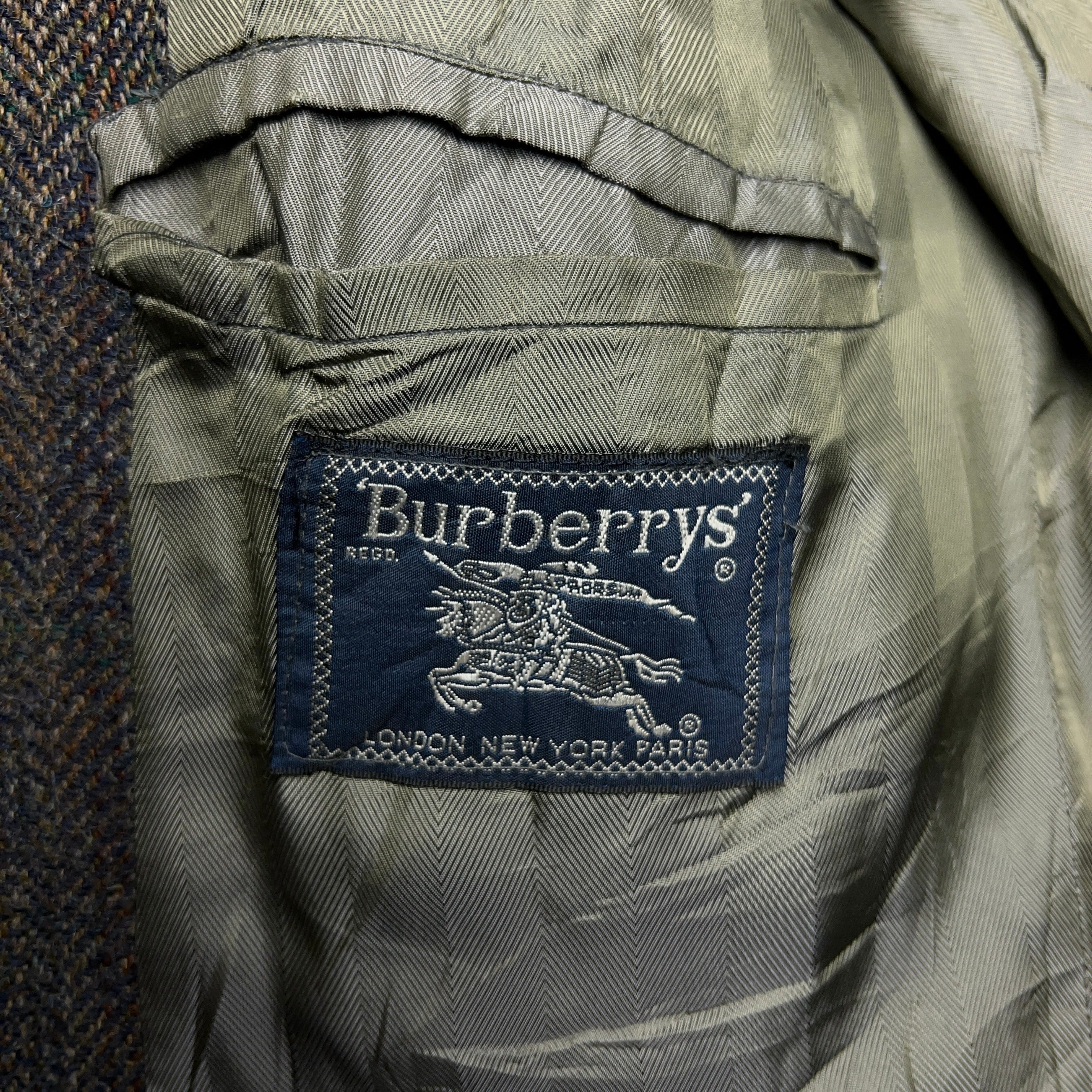 80's~90's 'Burberrys' HBT Tweed Tailored Jacket 80年代 90年代