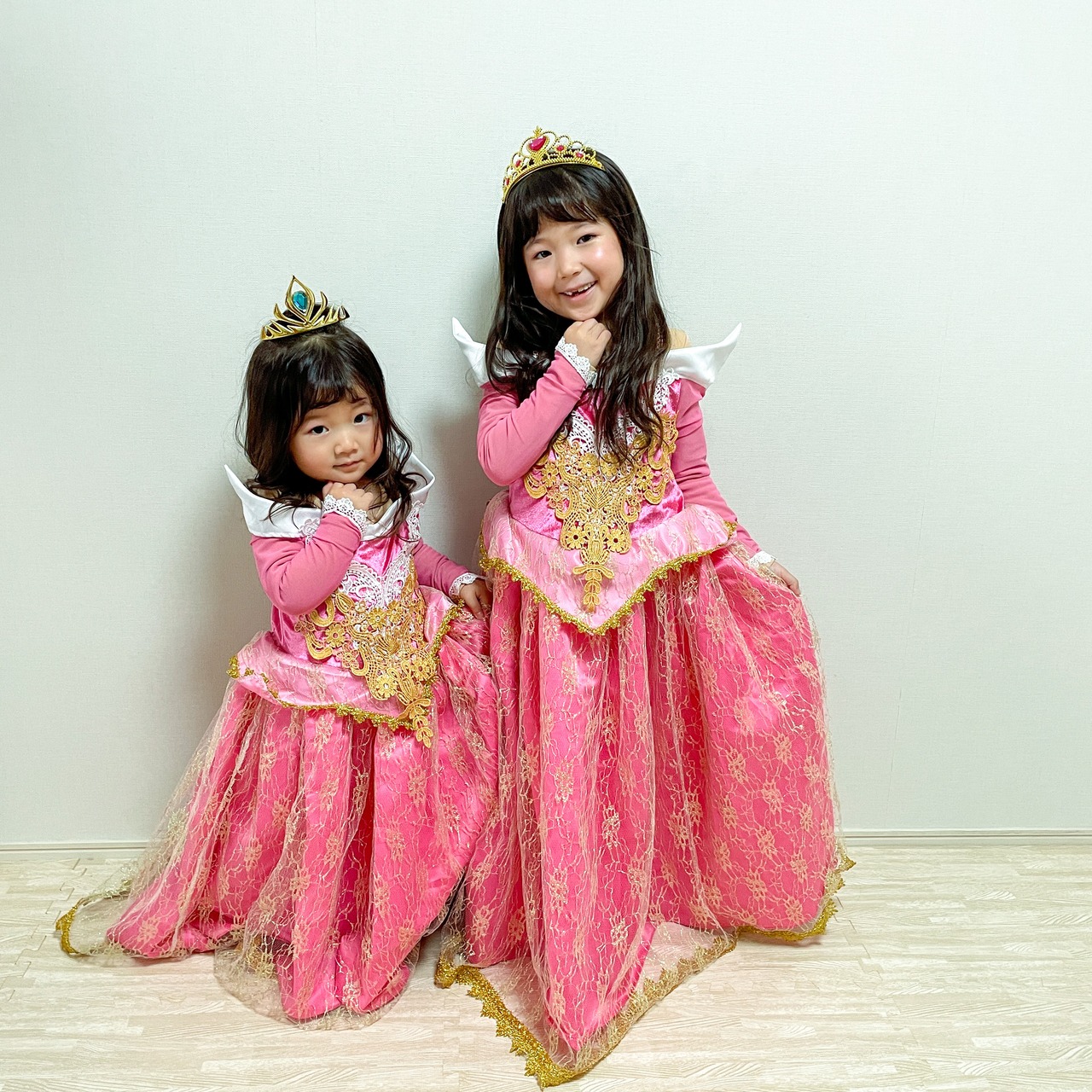 130/140【即納】オーロラ姫風豪華版プリンセスドレス［オーロラ姫 ドレス］