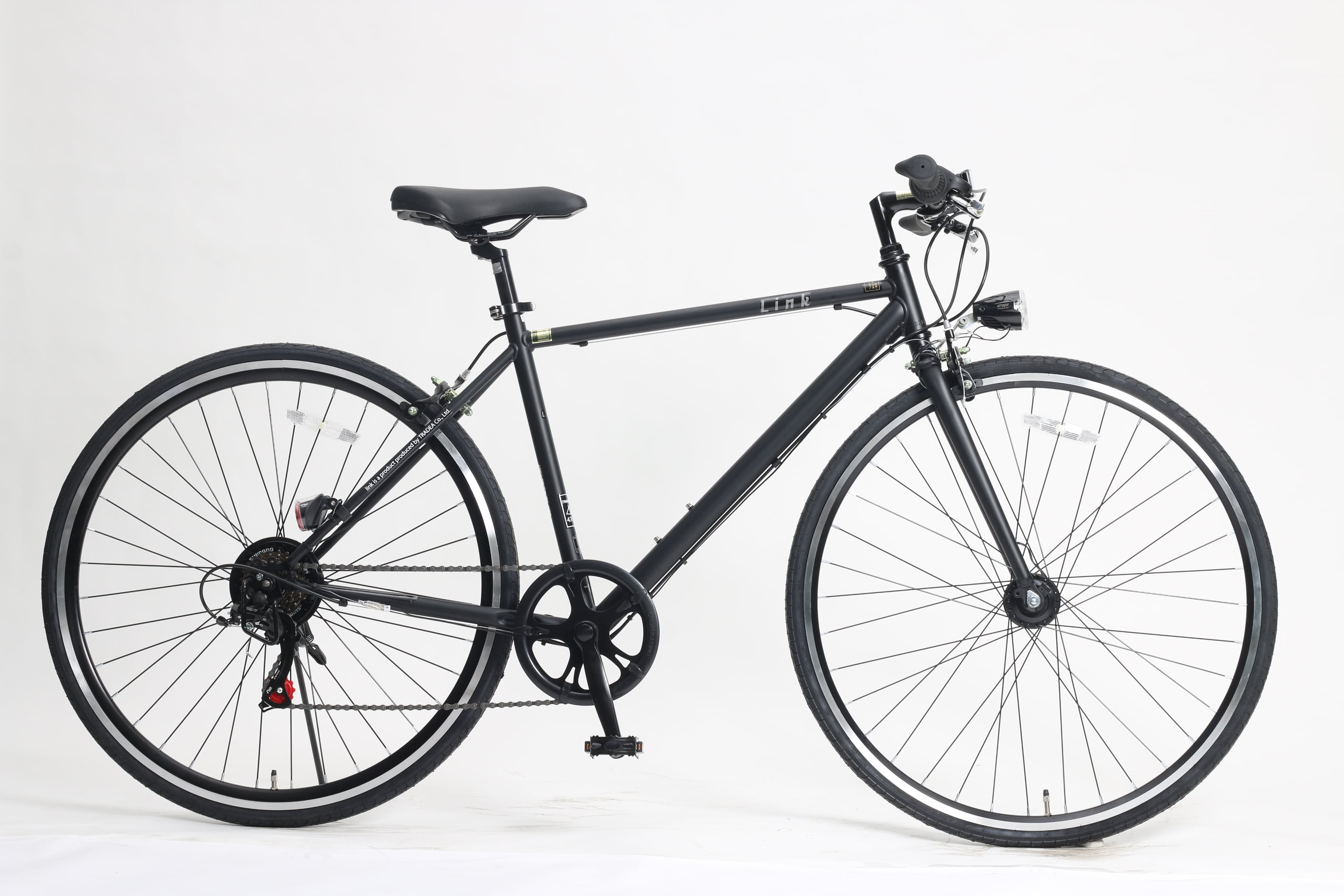 前後同時点灯ｵｰﾄﾗｲﾄ機能搭載 クロスバイク link 700C6段 470MM | ramscycle 