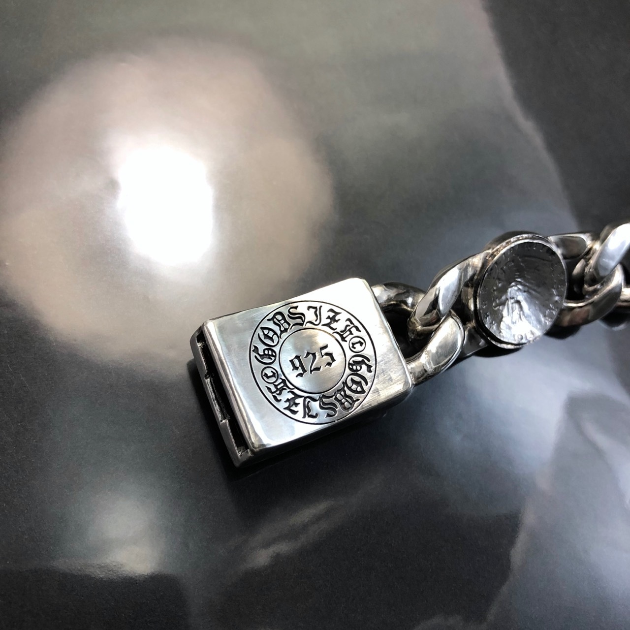 SW:HEART CHAIN BRACELET /  スタンプワークハートチェーンブレスレット