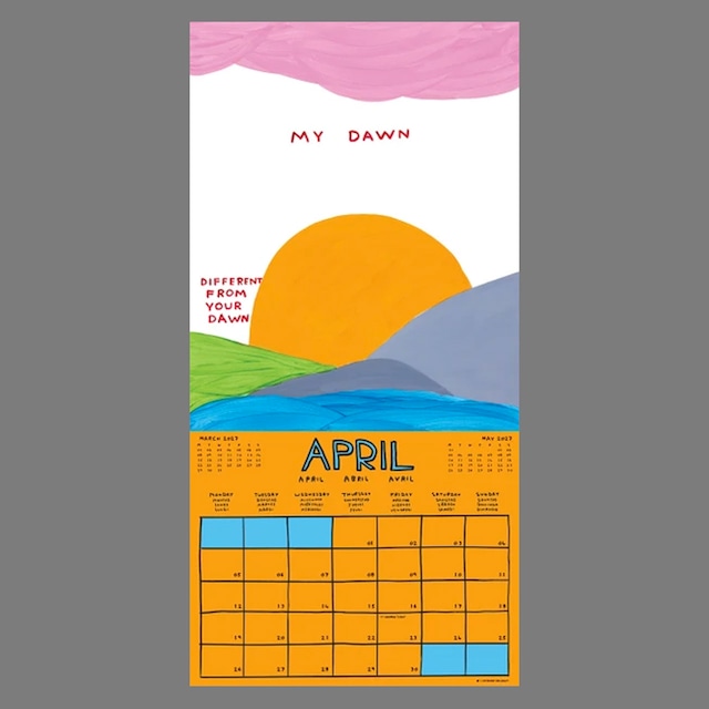 〈予約中〉DAVID SHRIGLEY：2027 WALL CALENDAR