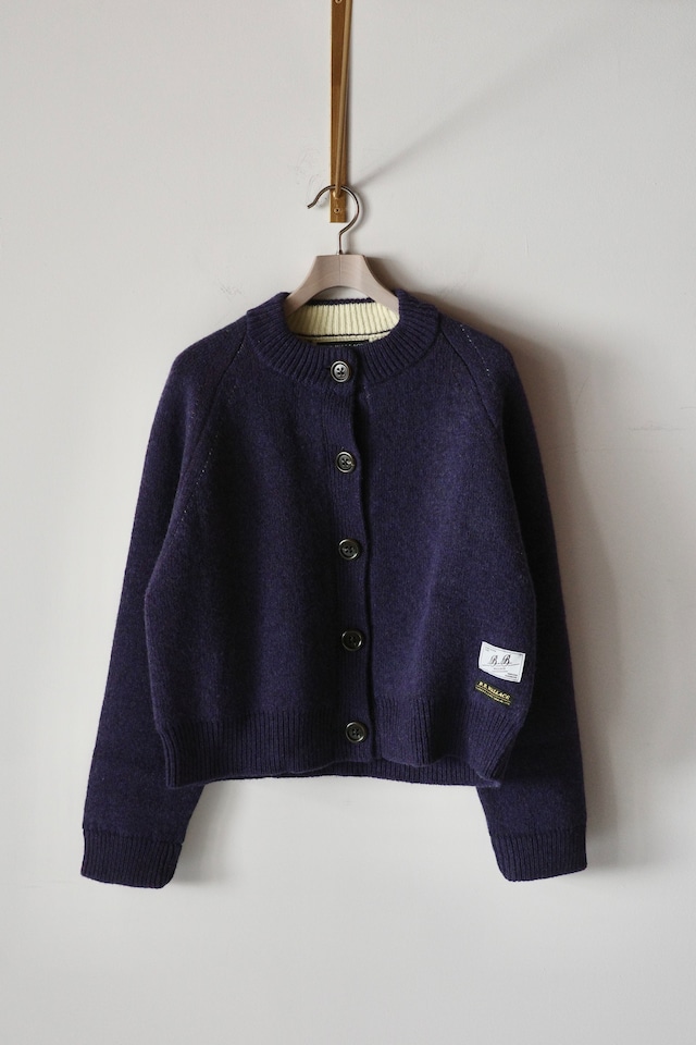 B.B.WALLACE【CREW NECK CARDIGAN  -PURPLE HAZE- 】