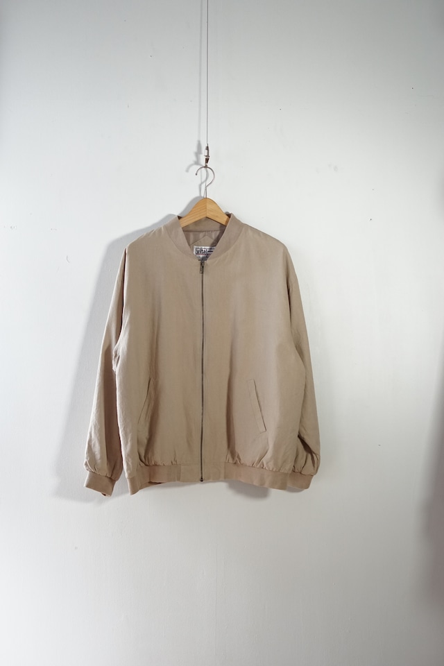 90’s Vital Zone -Silk Nep Bomber Blouson- / XL / シルクネップ ボンバー ジャケット
