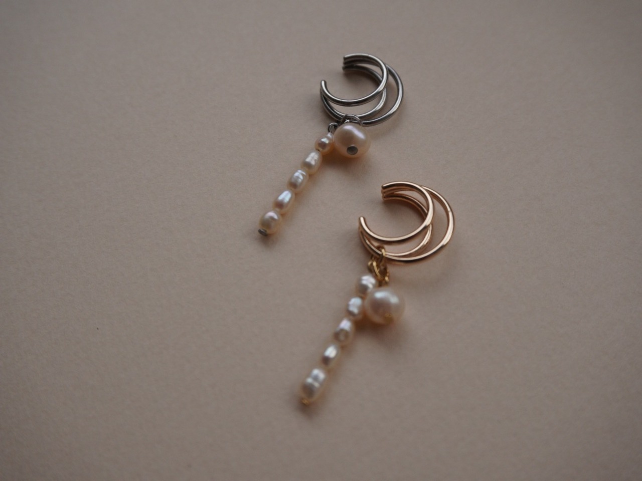【 PURE 】swing pearl ear cuff no.1