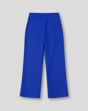 MM FLARE COLOR SLACKS  BLUE