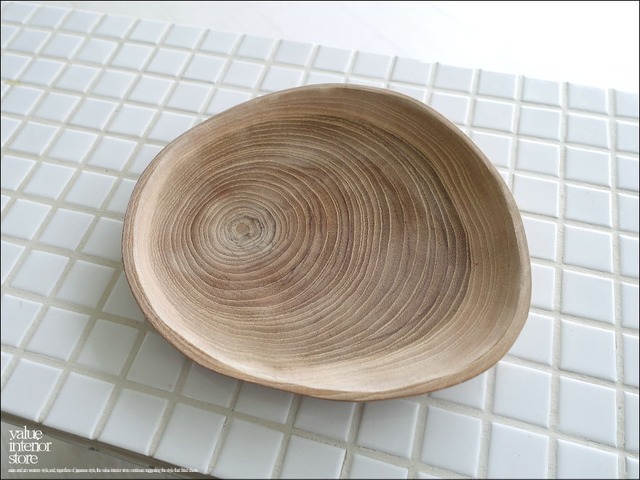 チーク無垢材 プリミティブプレートM 木製食器 木の皿 取り皿 木のお皿 中皿 パンプレート ナチュラル 世界三大銘木