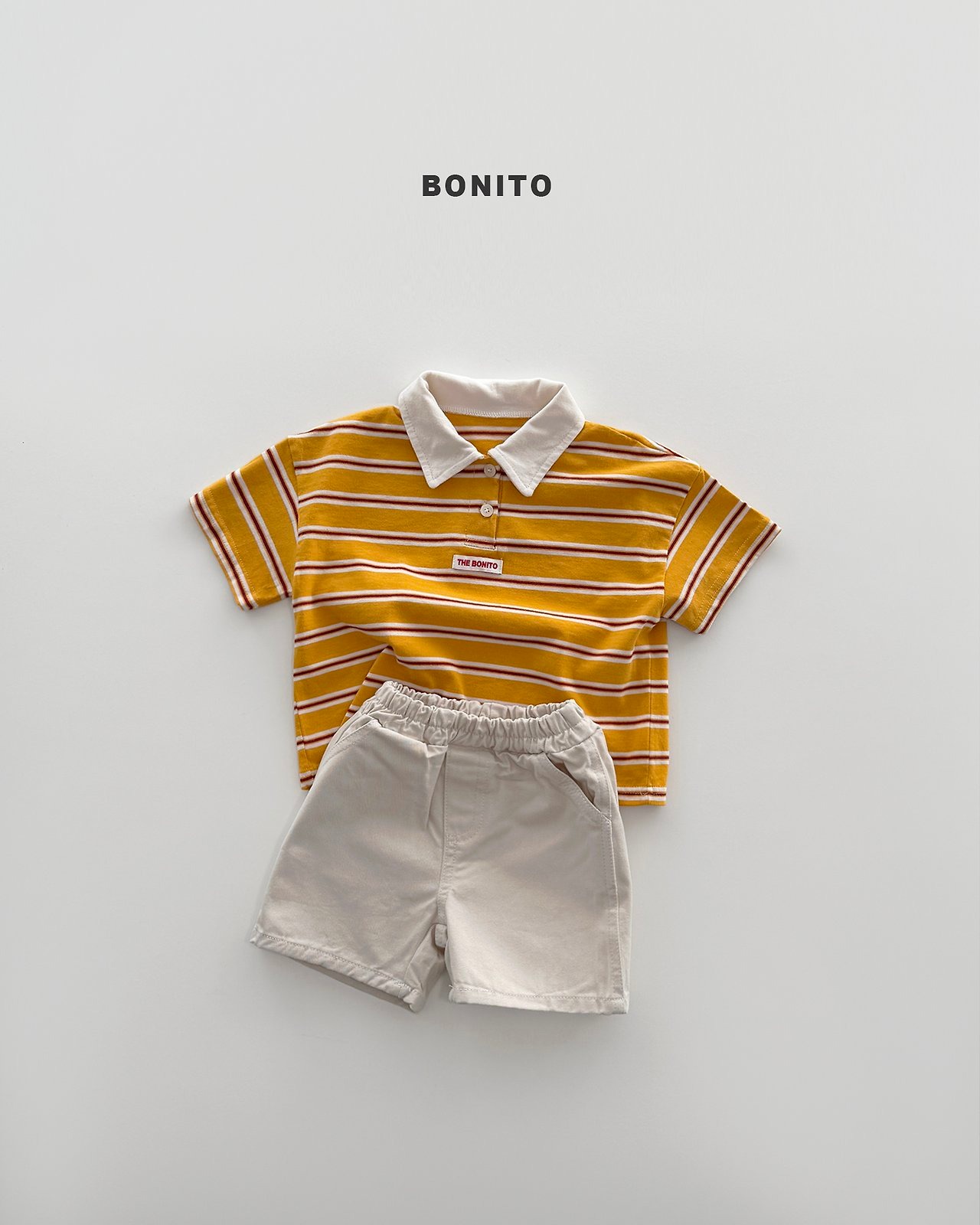 [BONITO] Cier ST Collar Tee / [보니토] 시에르ST카라티