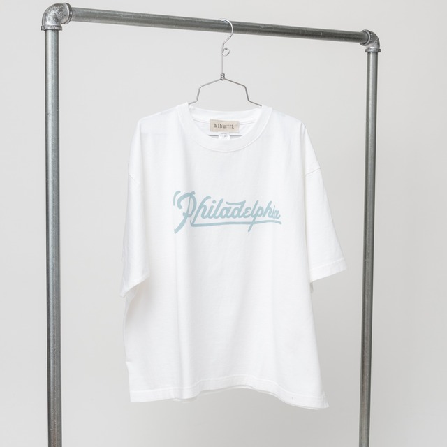 ［bibmilk］リラックスフィットTシャツ Philadelphia レディス｜ホワイト