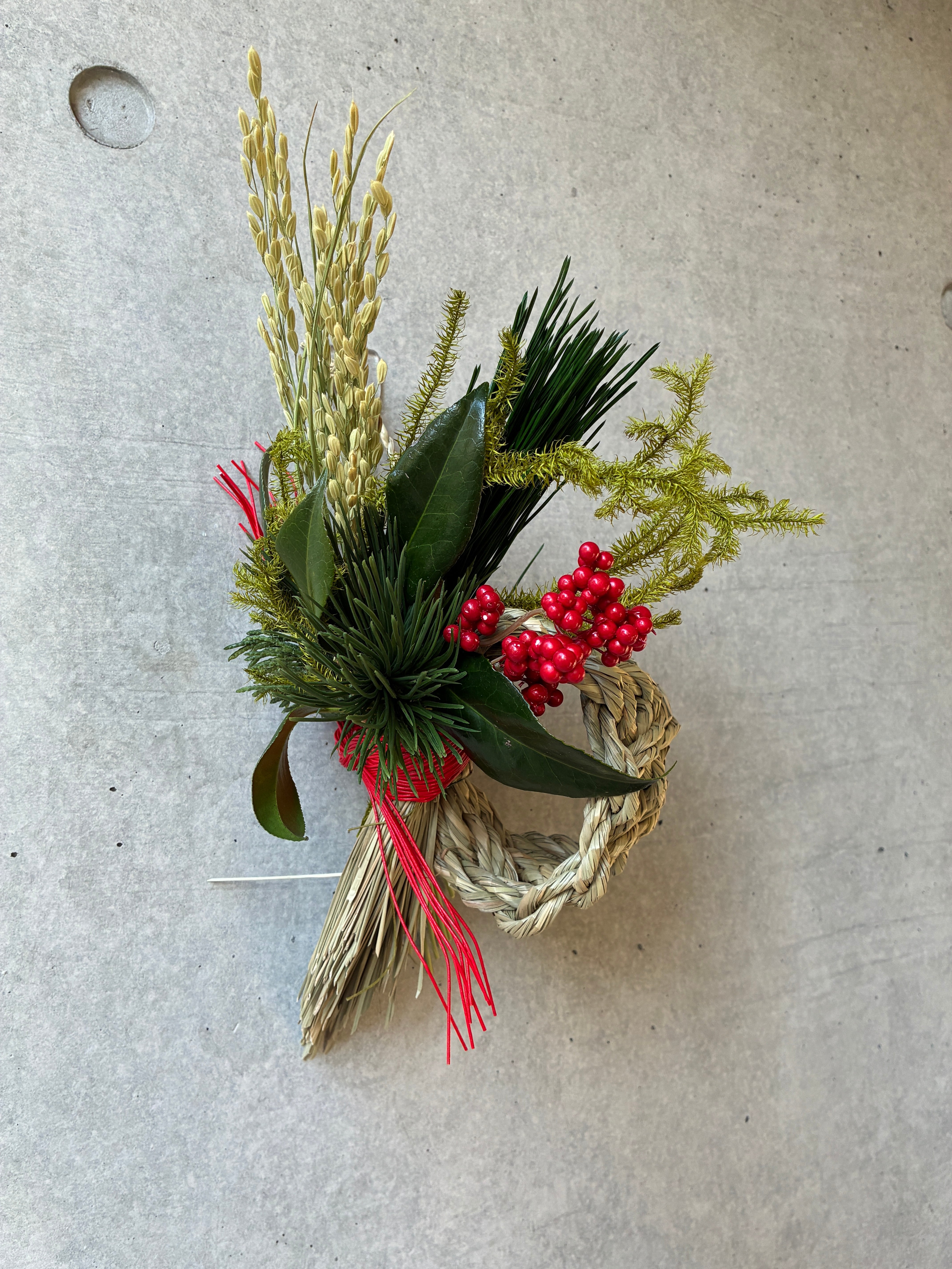 【生花】お正月飾り 結び-網目丸形