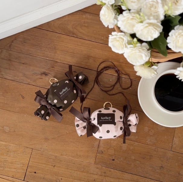 予約【todley】Chocolat Dot poop bag