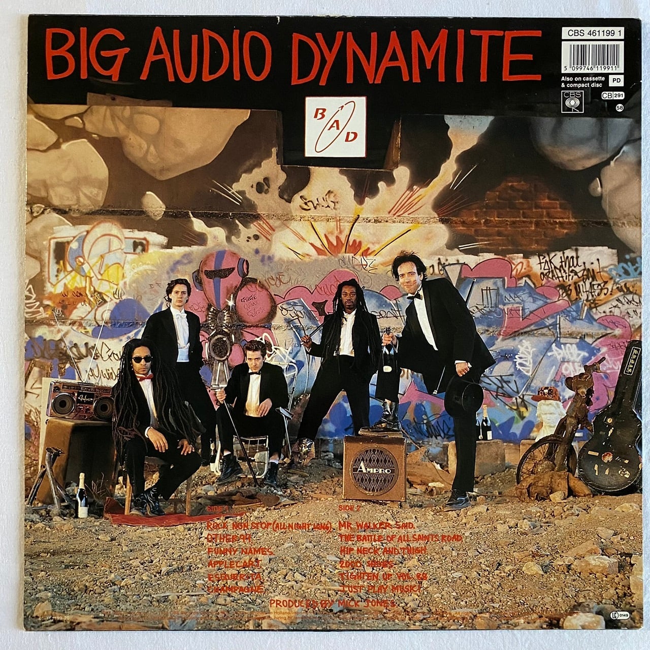洋楽 BIG AUDIO DYNAMITE TIGHTEN UP VOL. 88 LP ff546b4c413227c8ac689fb844a51b
