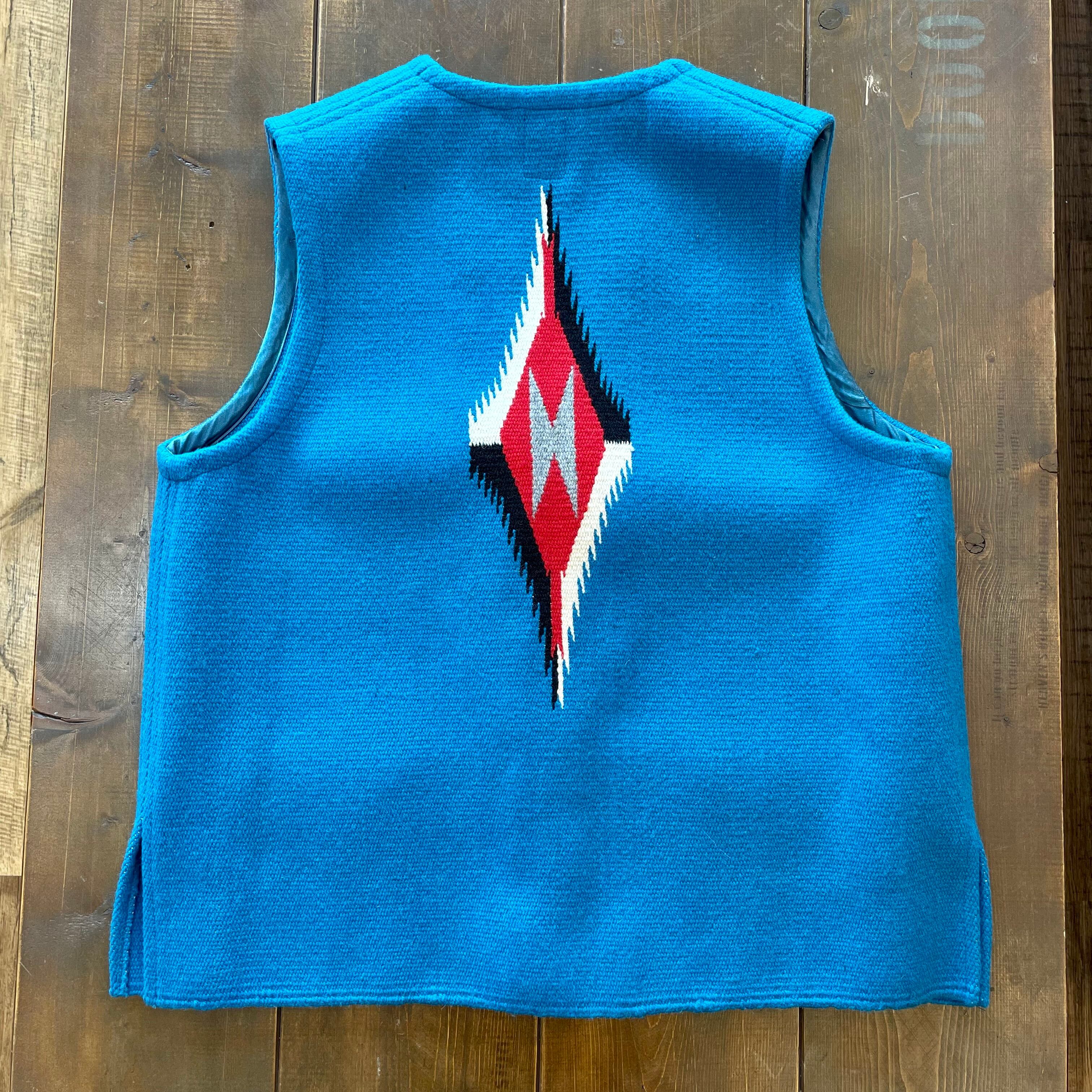 オルテガ(ORTEGA'S) CHIMAYO VEST LONG SELINA BLUE【L