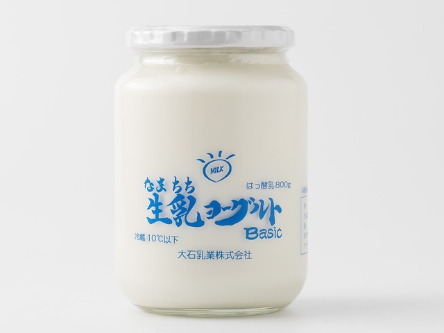 【江刺産生乳のみ使用】 生乳（なまちち）ヨーグルト ベーシック 800g