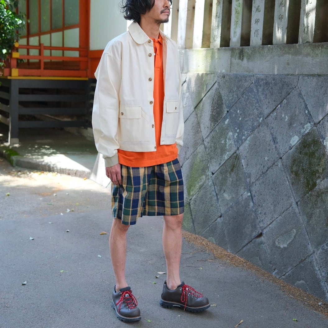 KENNETH FIELD(ケネスフィールド) /DRIVING JACKET 65/35 -OFF WHITE