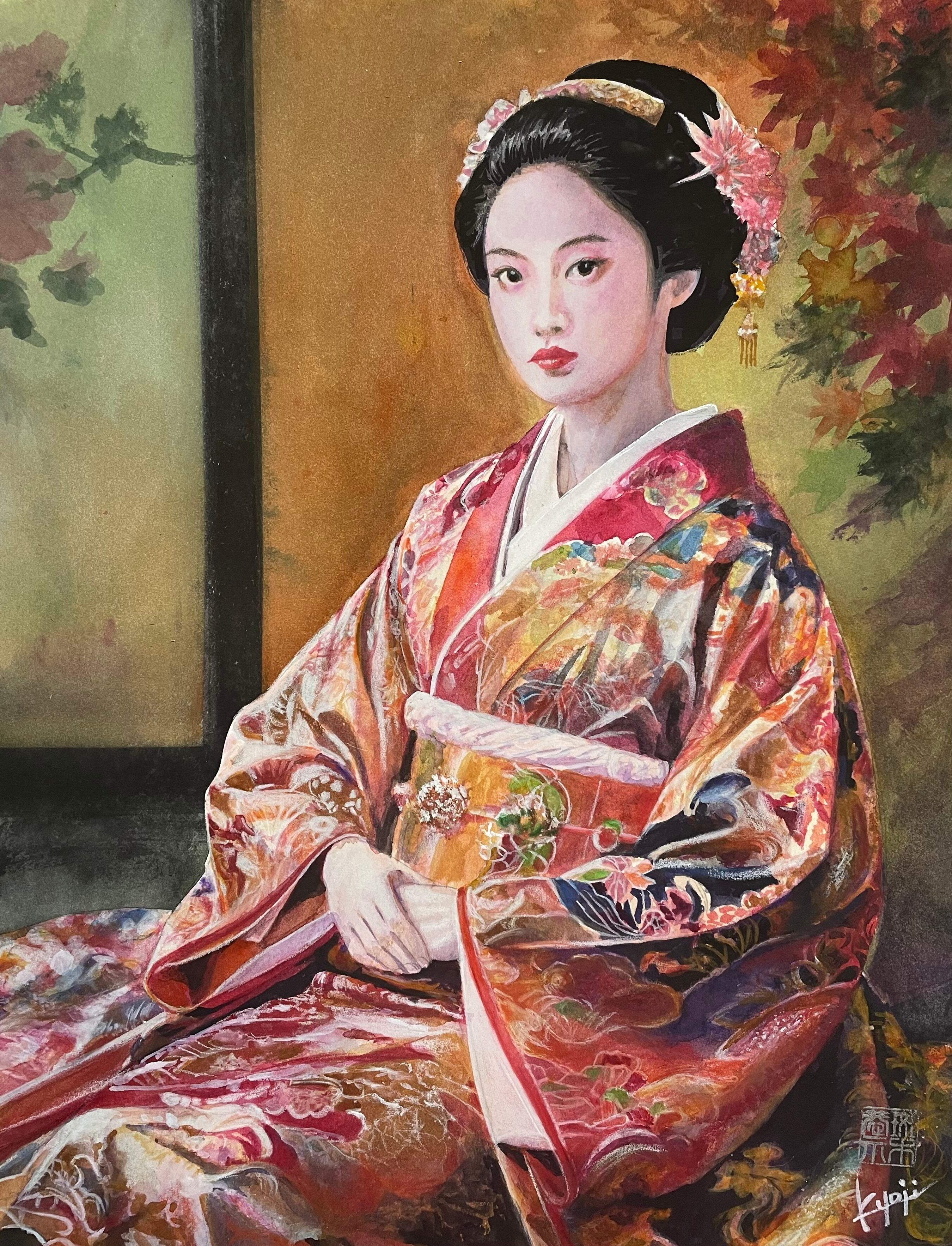雨上がりのみなとみらい水彩原画11 F6額装済み | PAY ID