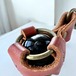 【余計なものを手放したい時に】モリオン（黒水晶）の本革レザーキーホルダー【送料無料】