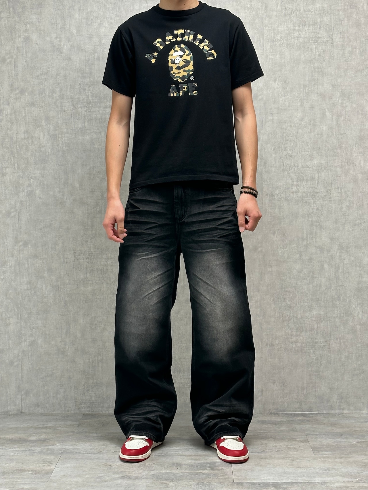 Shadow Fade Loose Fit Denim