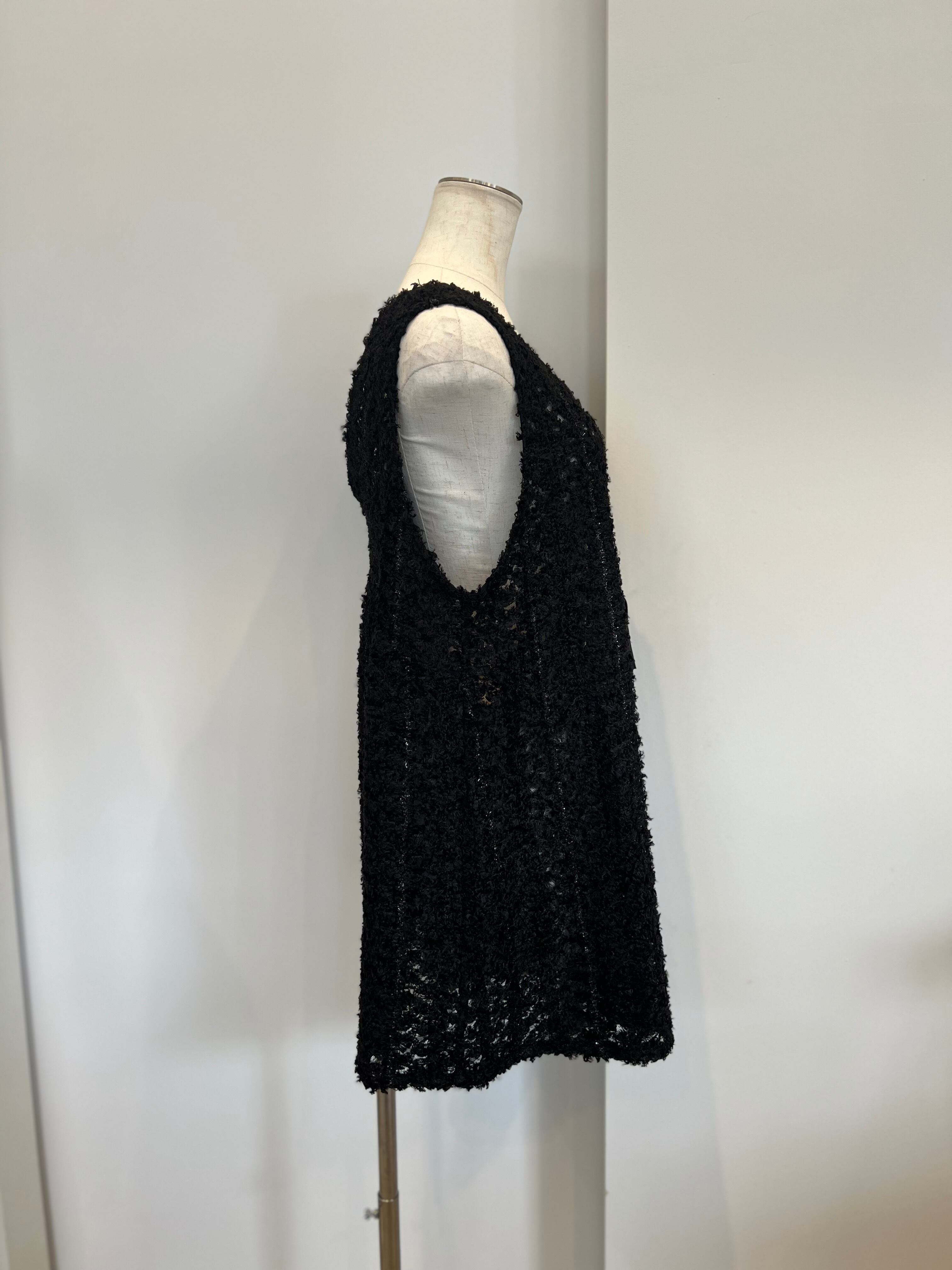 【SELECT】リング刺繍レース2wayベスト 15-0707