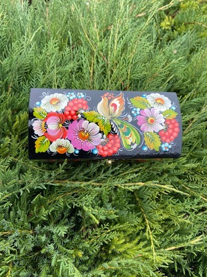 ペトリキフカ・ジュエリーボックス16 cm（Khomenko）