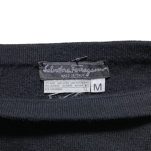 SALVATORE FERRAGAMO cashmere wool knit skirt