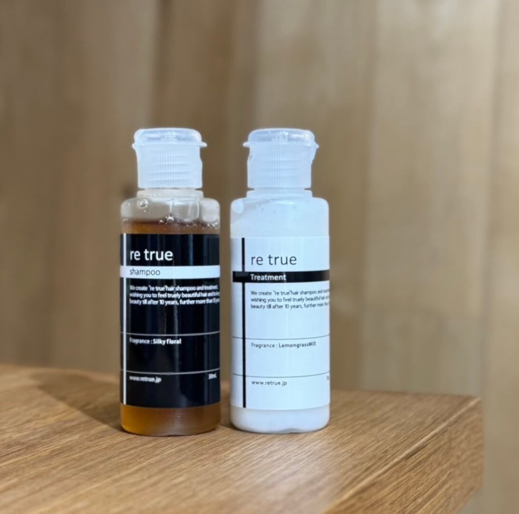 retrue  シャンプ&トリートメント　　トラベルセット　３０ml