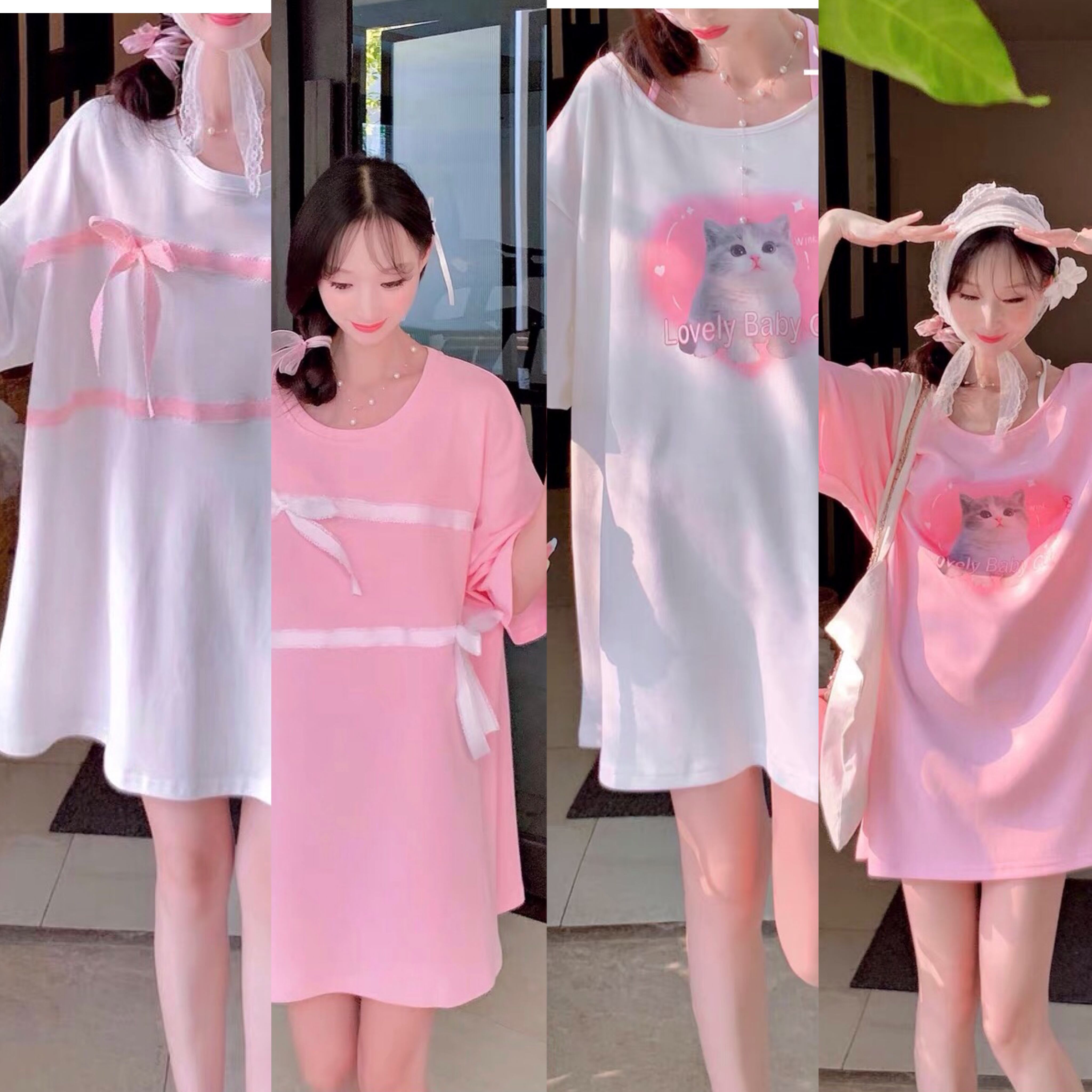 トップス 水色 黄色 Tシャツ ブラウス グラデーション ブラウス タンク