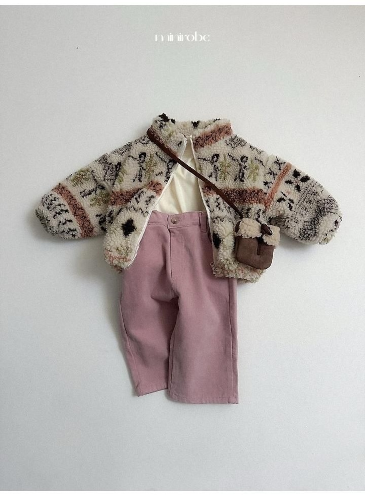 〖取寄〗韓国子供服 / 26winter / minirobe / エディボアジップアップ / キッズ *S~XL*