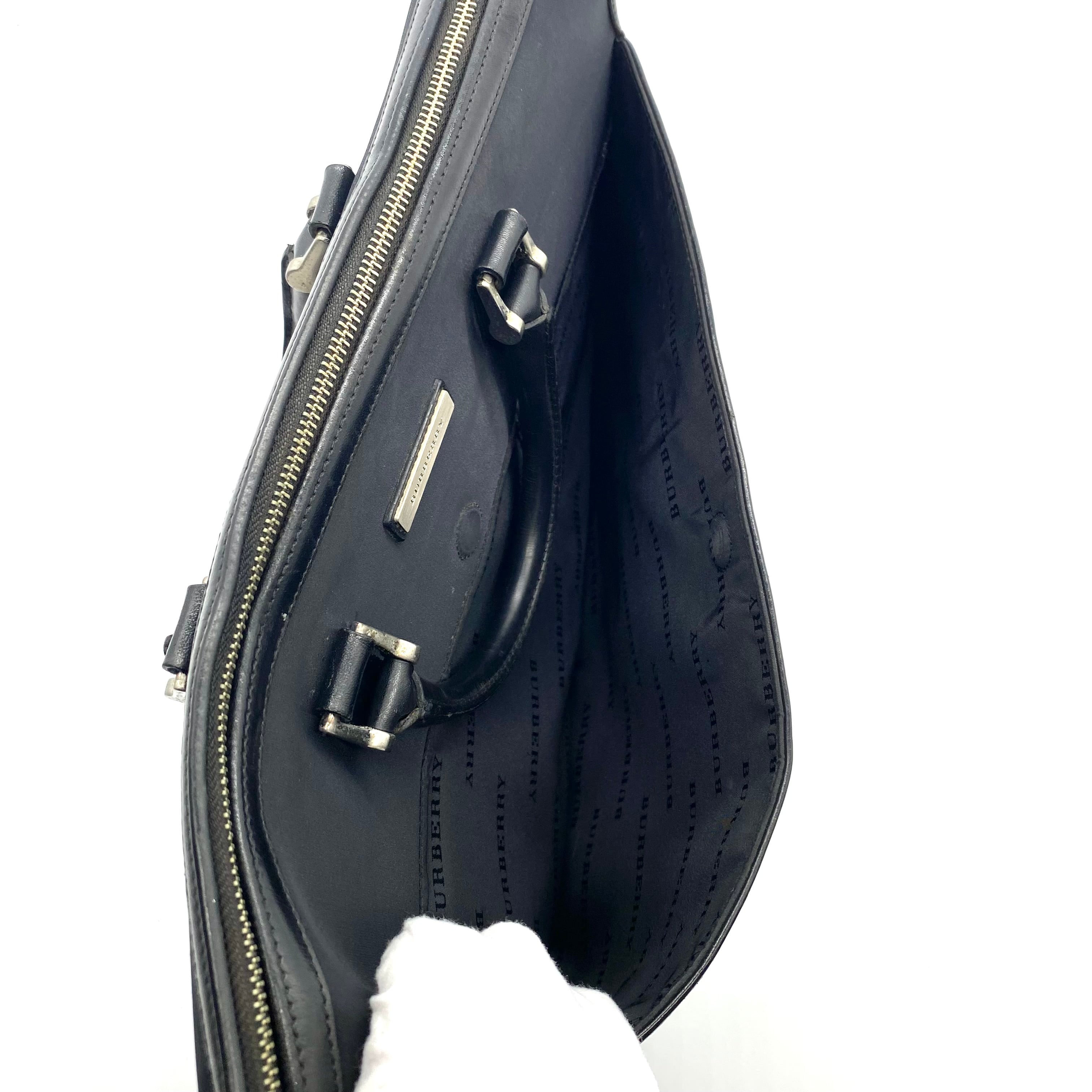 Vintage Burberry Business Bag Black / ヴィンテージ バーバリー