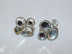 光石のイヤリング(ビンテージ)  vintage earrings