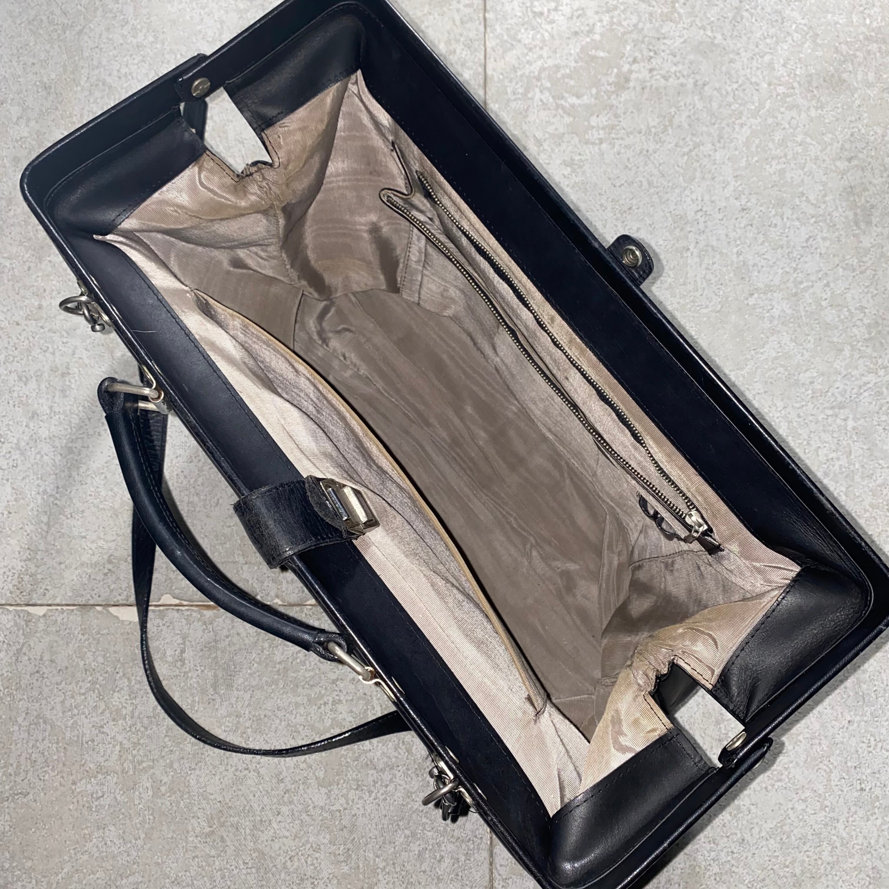 JEAN PAUL GAULTIER leather doctor bag | NOIR ONLINE