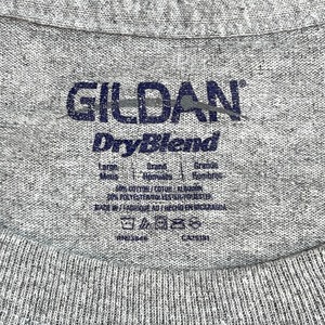 【GILDAN】ソフトボール プリント Tシャツ 半袖 LARGE グレー SOFTBALL us古着