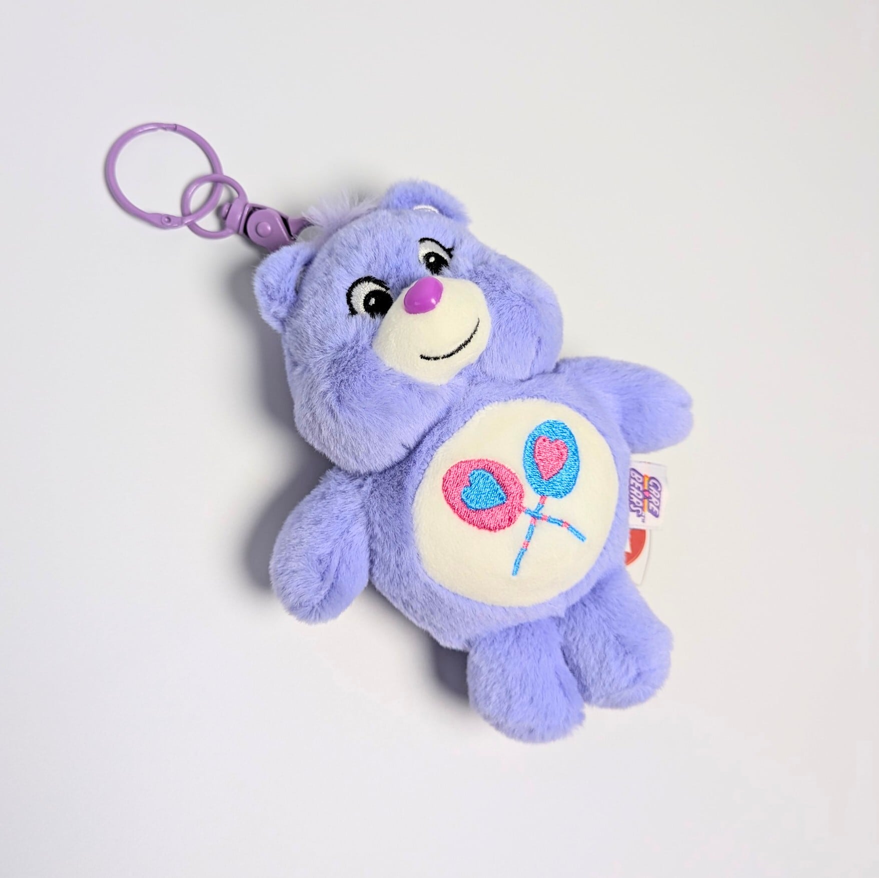 【 Care Bears（ケアベア）】 『 Share Bear シェアベア 』ぬいぐるみキーホルダー / plush keyholder〚アメリカン雑貨 アメトイ〛