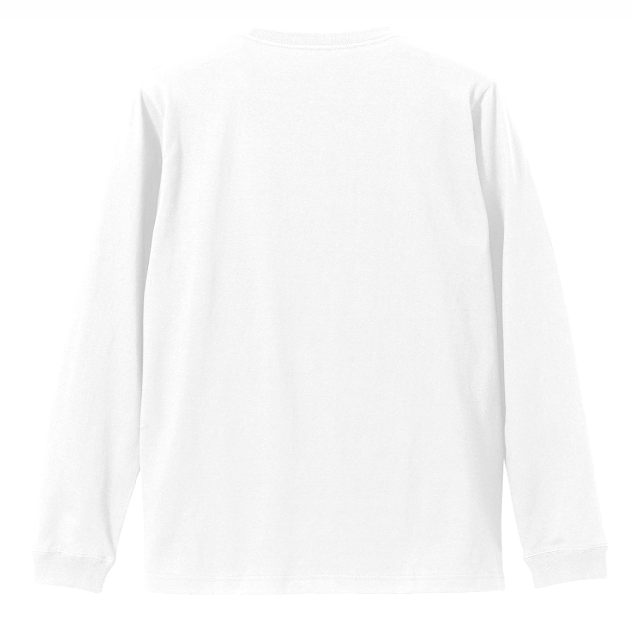 《山口》 緯度経度ミニマルロングスリーブTシャツ|地図×地名×ワンポイントデザイン