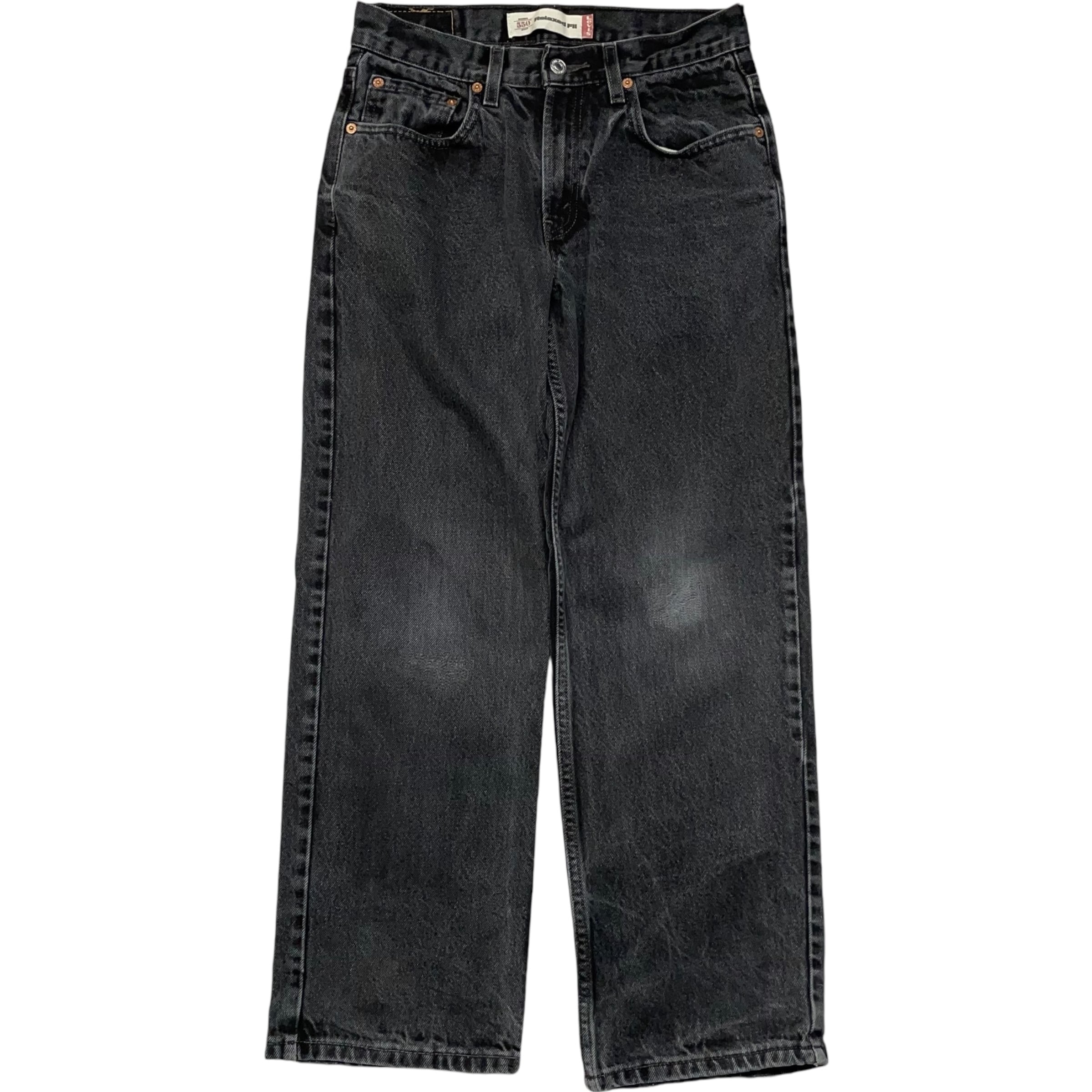 《実寸W28 L27》Levi's リーバイス ブラックデニム 550 no.4346