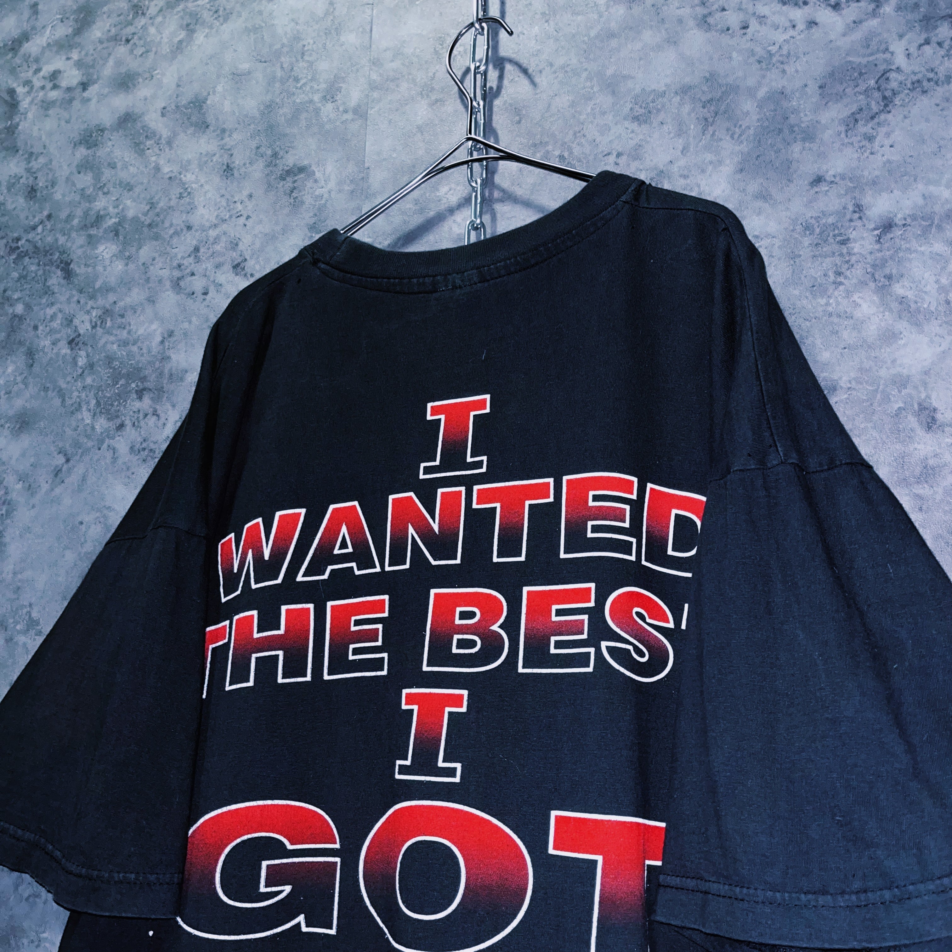 doppio】vintage “KISS ALIVE/WORLDWIDE '96-'97” band tour T-shirt