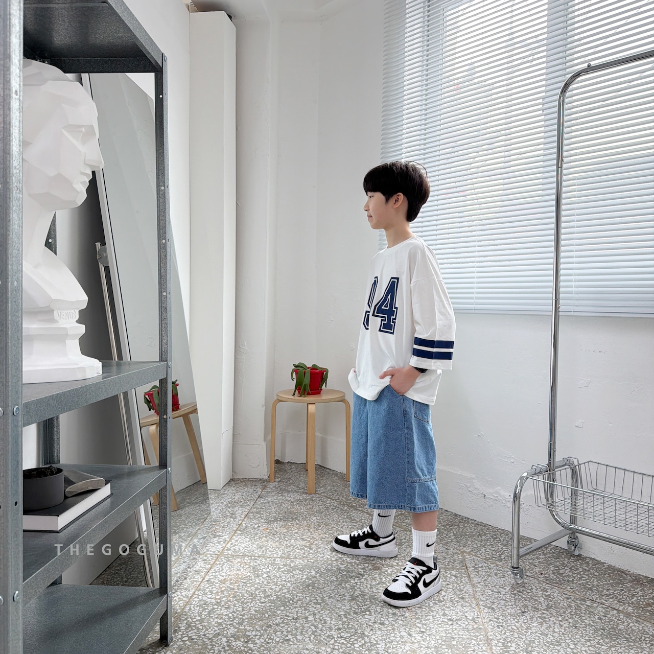 THE GOGUMA 26/SM スティッチデニムパンツ