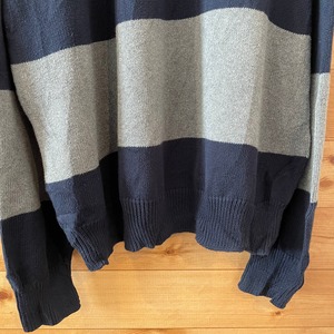 【NAUTICA】刺繍ロゴ ニット セーター XL オーバーサイズ US古着