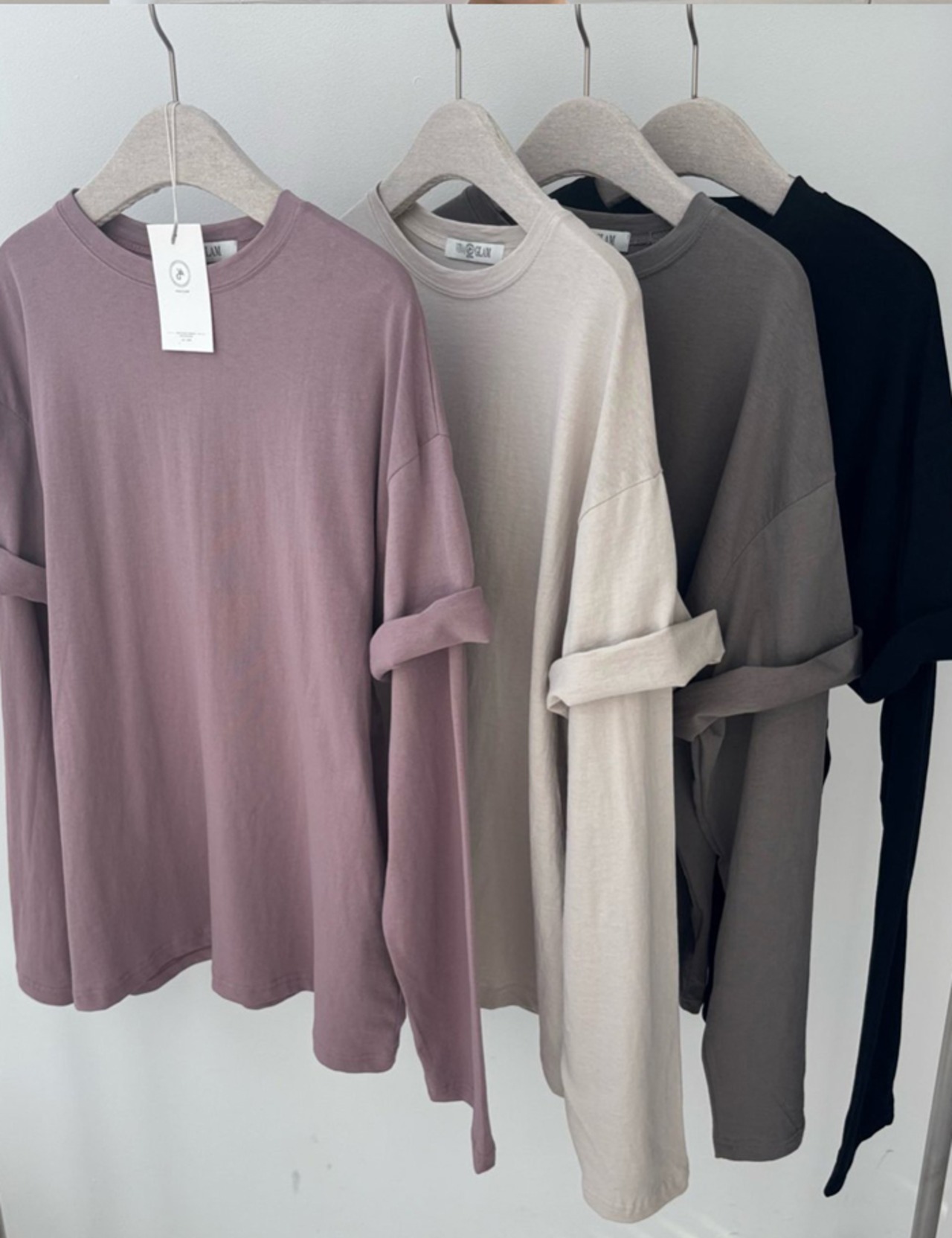 【新作5％OFF・3日間】Simple Layered Tops_4colors