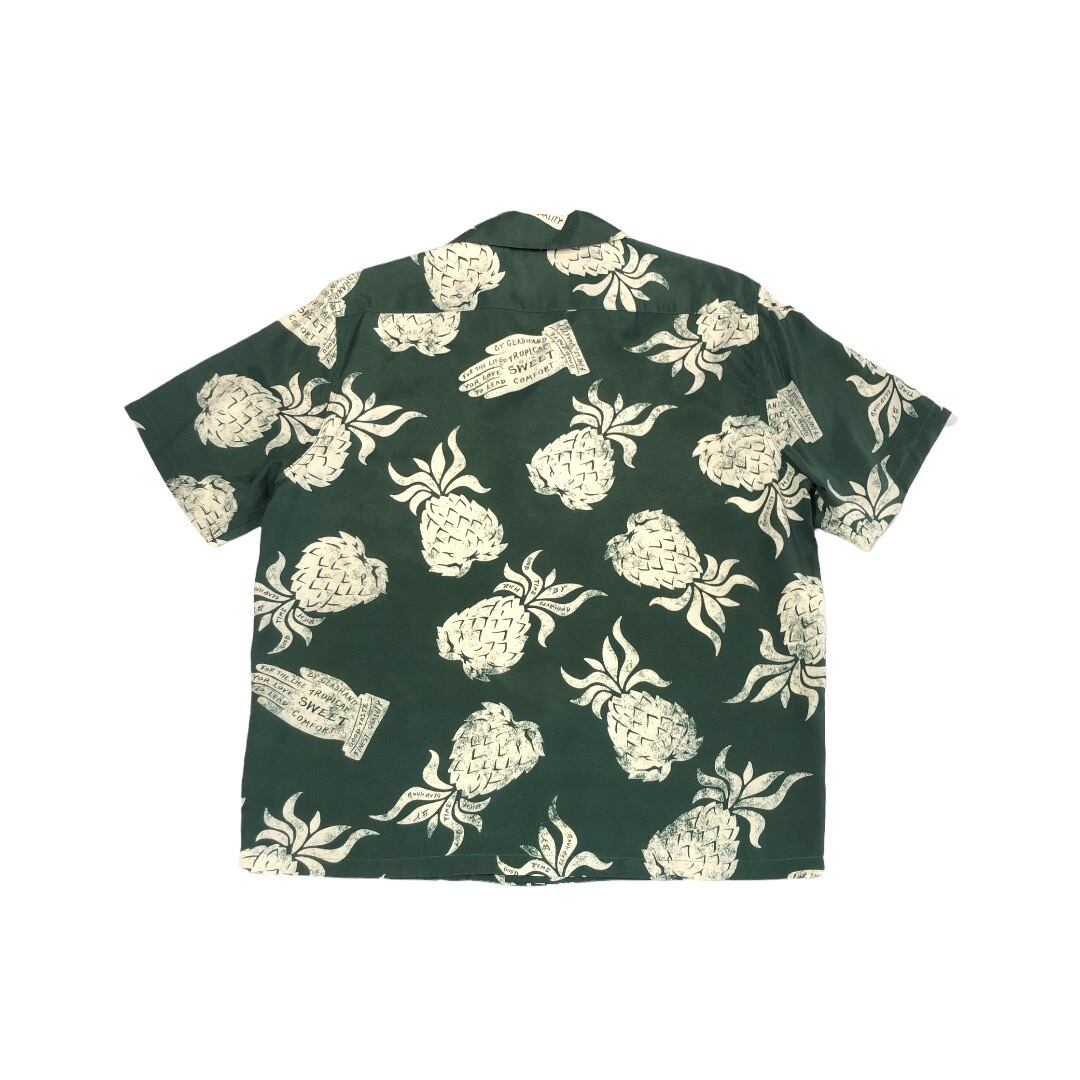 BYGLADHAND PINEAPPLE HAND S/S XL グリーン BY GLAD HAND】バイグラッドハンド PINEAPPLE HAND - S/S SHIRTS